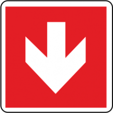cartello direzionale emergenza salvataggio
